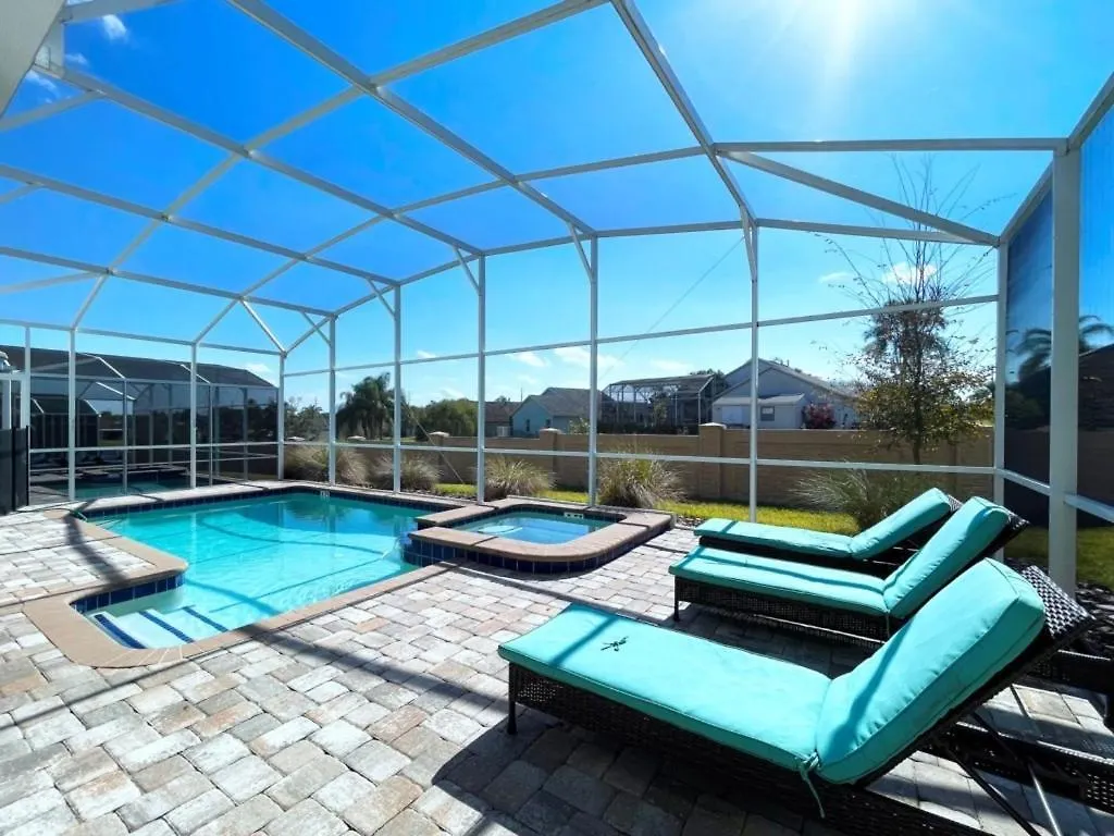 Beautiful 6 Bed Pool Game Spa Home Champions Gate Home 대번포트